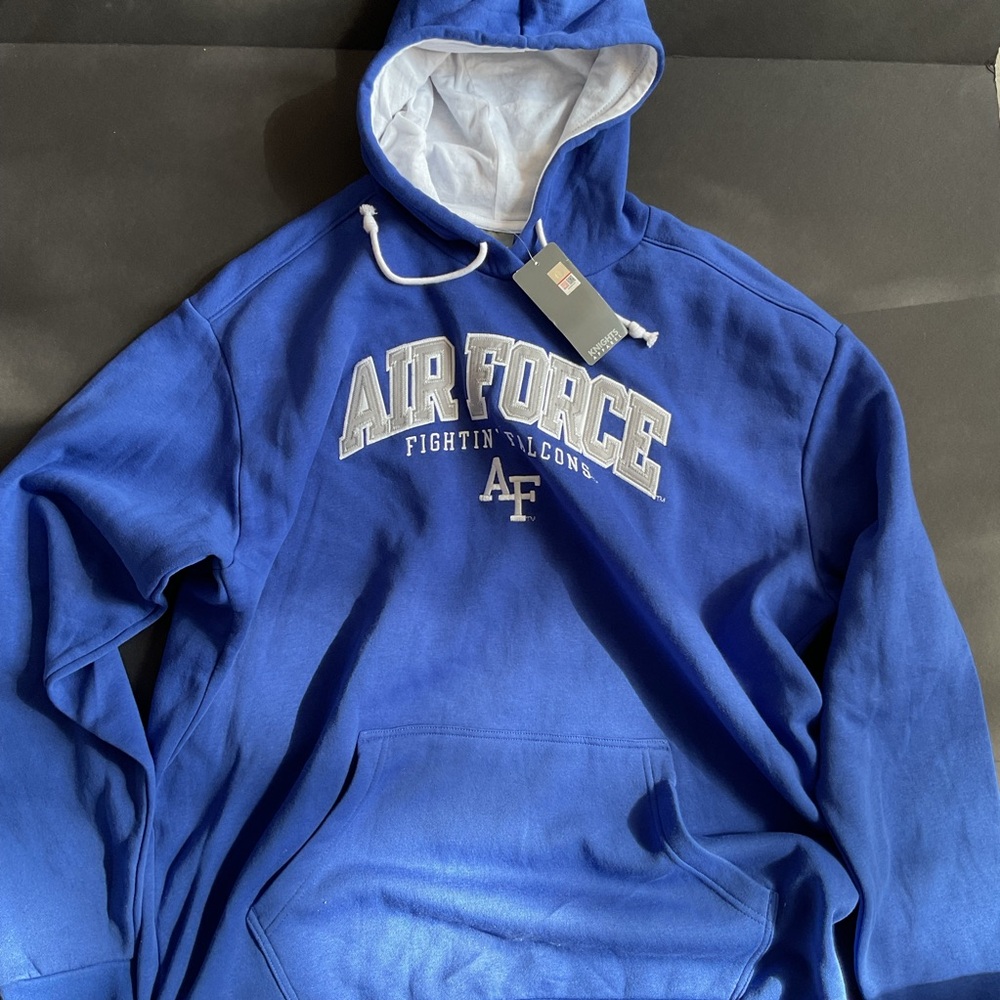 Air Force Hoodie NWT new unused Blue Men's Hoodie Fightin’ Falcons